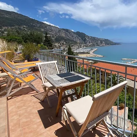 Apartament L'ensoleillee Vue Panoramique Mer, 250 M De La Et Du Centre *
