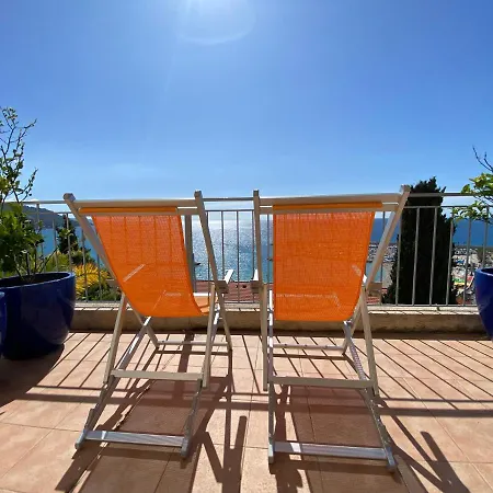 L'ensoleillee Vue Panoramique Mer, 250 M De La Et Du Centre مينتون