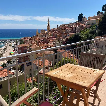 L'ensoleillee Vue Panoramique Mer, 250 M De La Et Du Centre *
