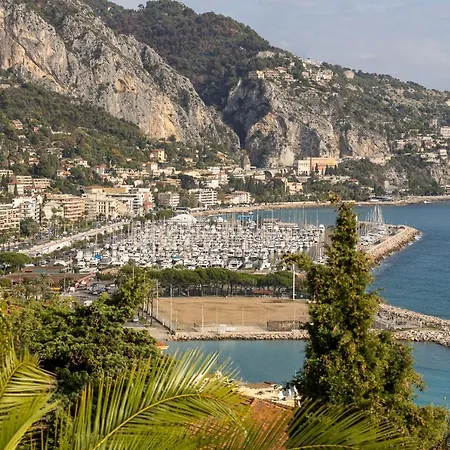 L'ensoleillee Vue Panoramique Mer, 250 M De La Et Du Centre شقة مينتون