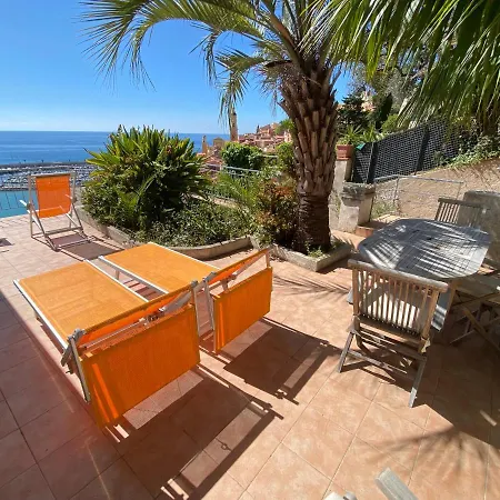 L'ensoleillee Vue Panoramique Mer, 250 M De La Et Du Centre Apartment Menton